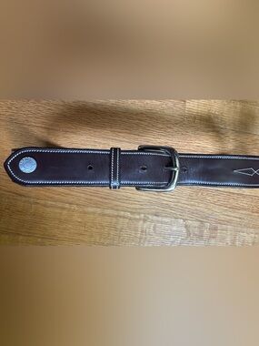 Dover Saddlery Brown Leather Belt